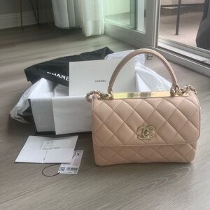 Chanel trendy with top handle